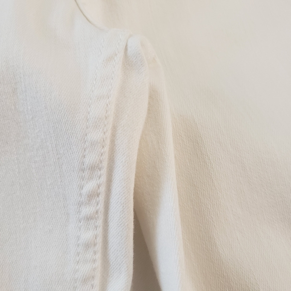 BURBERRY ⚡Like NEW⚡ Straight High-Rise Button Fly White Jeans Size 31 - Picture 9 of 15